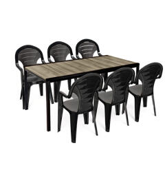 Keter Lagos Large 6+1 kerti bútor garnitúra szett kőris-grafit 260574_218091_6