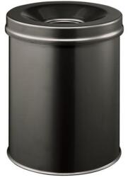 DURABLE Tűzálló szemetes, fém, kerek, DURABLE "Safe", fekete (DB330501) - fiorex