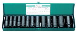 Hans Tools 1/2" gépi hosszú dugókulcsfej készlet 13r. 10-30x80mm CrMo 84613M (060103-0153) - szerszamplusz