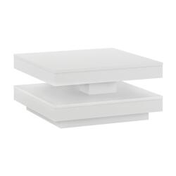 TEMPO KONDELA MANDY fehér dohányzóasztal