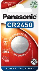 Panasonic CR2450 3V lítium gombelem 1db/csomag (CR-2450EL/1B)