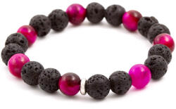 Agato Beneto Gyöngy karkötő tigrisszem és lávakőből MINK20/17