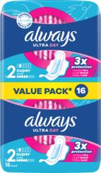 Always Ultra Day Super Egészségügyi Betét (2-es Méret) Szárnyas Betét x 16] - ecofamily