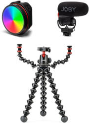 JOBY Gorillapod Rig + Joby Wavo Plus + Joby Beamo Reel Color Kit