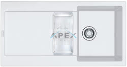 Franke Maris MRG 651-A gleccser fehér gránit mosogatótálca távvezérlővel (114.0055. 823)