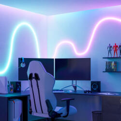 EGLO Okos LED szalag, 3 m - Neon-Stripe-Z Eglo 901108, 2400 lm, 3000-6500 K+RGB, állítható színhőmérséklet és szín, applikációval szabályozható, Bluetooth, ZIgbee, 20 W, 220-240 V (901108)