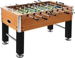 vidaXL világosbarna és fekete csocsóasztal 60 kg 140 x 74, 5 x 87, 5 cm (92502)