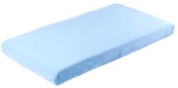 Sensillo Бебешки чаршаф с ластик Sensillo - 120 х 60 cm, син (SILLO-2204) - ozone