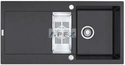 Franke Maris MRG 651-A matt fekete gránit mosogatótálca távvezérlővel (114.0627. 286)