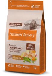 Nature's Variety 2x3kg Nature's Variety No Grain Medium/Maxi Adult szabadtartású csirke száraz kutyatáp