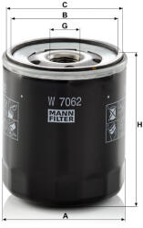 Mann-filter Olajszűrő Mann Filter W 7062 (W7062)