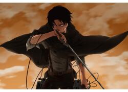  Attack On Titan Poszter Levi Angry, 61x90cm, Többszínű (poster88-7777777777777785420)
