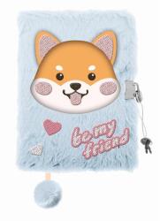 St. Majewski Be My Friend szőrmés kulcsos napló - A5/96 lap - Róka