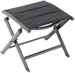 Garthen Scaun pliabil din aluminiu - negru, cadru gri închis (SC00217_S)