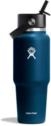 Hydro Flask 32 OZ Wide Flex Straw Travel Bottle Indigo Hőtartó kulacs