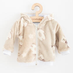 NEW BABY Wellsoft téli kapucnival pulóver New Baby Polar Bear