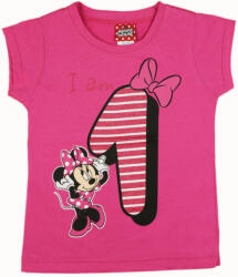 Asti Disney Minnie szülinapos kislány póló 1 éves