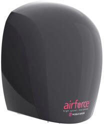 World Dryer Airforce antibakteriális kézszárító - alumínium, fekete 1100W (J48-162)