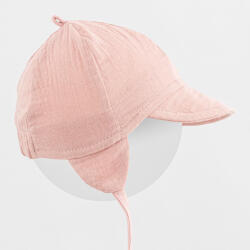 NEW BABY Nyári muszlin baba sapka napellenzővel New Baby rózsaszín - pindurka