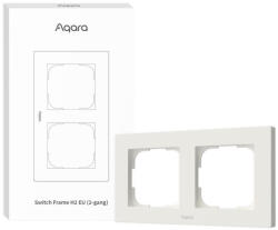 Aqara Switch Frame H2 White - fehér dupla EU sorolókeret (FE-X01D)