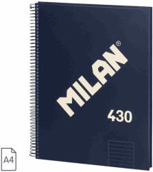 MILAN A4-es gyűrűs, vonalas papírral, kék szín (MI57142E80B)