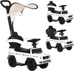 HomCom tolókocsi gyerekeknek, Mercedes-Benz G350, 12-36 hónap, Fehér-fekete