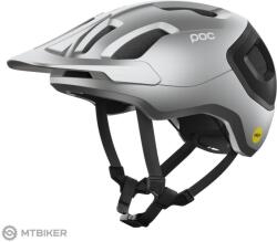 POC Axion Race MIPS sisak, Uranium Black/Argentite Silver Matt (L (59-62 cm))