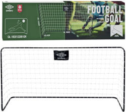 Umbro 268811 fémvázas focikapu 182 x 122 x 61 cm gyermek focikapu hálóval, futballkapu, edzőkapu 1 db (UMBRO_268811_focikapu)