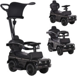 HomCom Mercedes-Benz G350 Bébitaxi tolókarral, Fekete