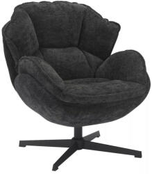 SIGNAL MEBLE Betty Forgó Fotel Szövet Fekete (SIG-BETTYC) - pepita