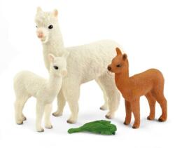 Schleich Schleich, Wild Life, Familia alpaca, set, 42544 Figurina