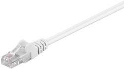 Goobay Cablu UTP Goobay, Cat 5e, Patch Cord, 3m, Alb (UTP-0008-3WE-GBAY)