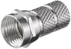 Goobay Conector F Lungime 20mm pt Cabluri, Diametru 6.5mm Goobay (FC-6.5F20)