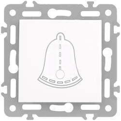 Leziter Nova csengő kapcsoló 101N fehér (LN101N-F) - geminiduo