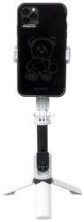 Z-tools Selfie Stick si Trepied cu Telecomanda Bluetooth, Telescopic, Super Mini, Alb (ZLN-ZTS8250)