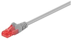 Goobay Cablu de Retea U/UTP, Cat6, Patch Cord, 7.5 m, Goobay, Gri (UTP-6003/7.5GY-GBAY)