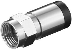 Goobay Conector F cu Compresie pt. Cabluri cu Diametru Exterior de 7mm, Goobay (FC-7.0CP-GBAY)