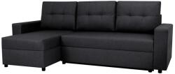 EMS Univerzális sarokkanapé ággyá alakítható, tárolós SEVILLA antracit BREDA MALMO NEW 96 (MT0059)