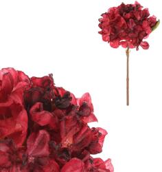 Autronic Vörös hortenzia - művirág, 62 cm, piros