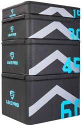 LIVEPRO - Pro Stackable Rectangular Plyo Box Set - Négyrészes Puha Pliometrikus Doboz Szett