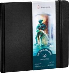 Hahnemühle Watercolor 100% Cotton Vázlatfüzet 60 14 x 14 cm 250 g Black (17.1957)
