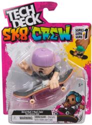 Tech Deck Set mini skateboard cu figurina, Tech Deck, SK8 Crew, 20148755