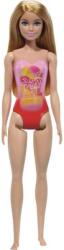 Mattel Papusa Barbie, La plaja in costum de baie, Palm Tree, HXX48 Papusa Barbie