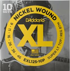D'Addario EXL125-10P Elektromos gitárhúrok (EXL125-10P)