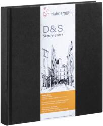 Hahnemühle D&S Draw & Sketch Vázlatfüzet 160 25 x 25 cm 140 g Black (17.4111)