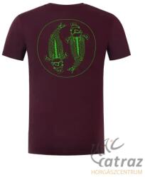 Korda Mandala Tee Burgundy XL - Burgundi Korda Póló (KC0076)