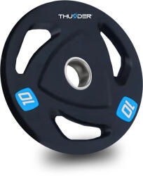 THUNDER OLYMPIC-PLATE-10kg / 51 mm olimpiai súlytárcsa erőedzéshez 10 KG színes Súlytárcsa