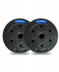 THUNDER Kompozit súlyzókészlet SET-B-11-15KG 15 kg fekete Súlytárcsa