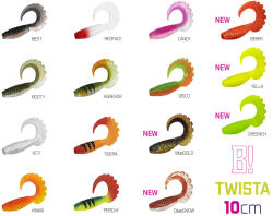 Delphin Gumihal Delphin TWISTA UVs / 5db (10cm/MudGOLD) (101003851)