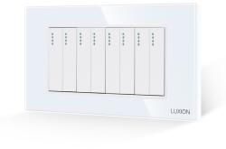 Luxion Intrerupator Mecanic 8 Posturi LUXION cu Rama din Sticla, Standard Italian, 4M